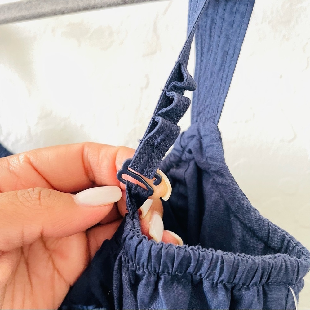 Aritzia Martine Poplin Navy Dress - Picture 9 of 10
